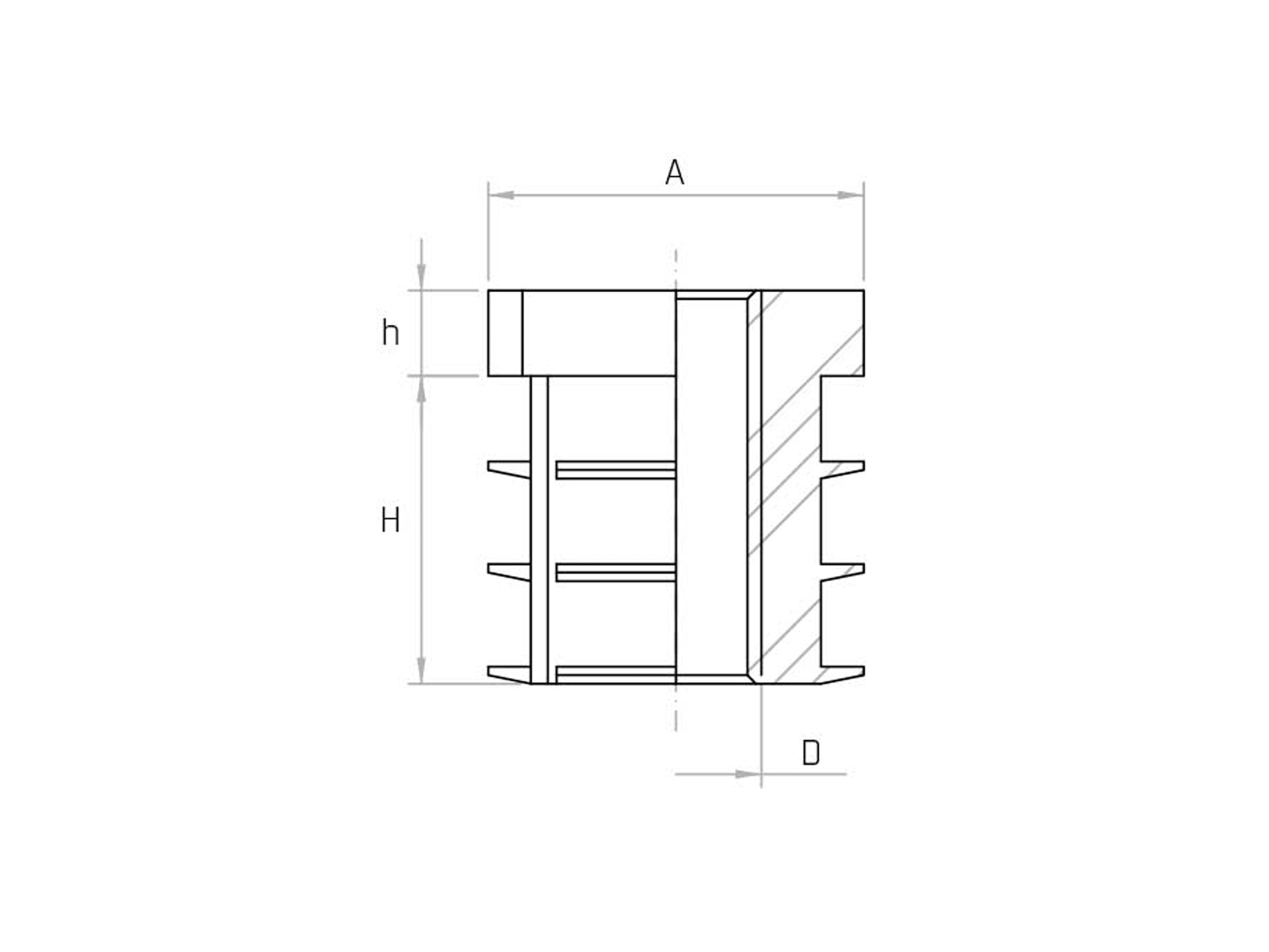 CQF - EMBOUT CARRÉ FILETÉ (Pack de 50 pièces) - Gamme CQF - EMBOUT CARRÉ FILETÉ (Pack de 50 pièces) - Gamme
